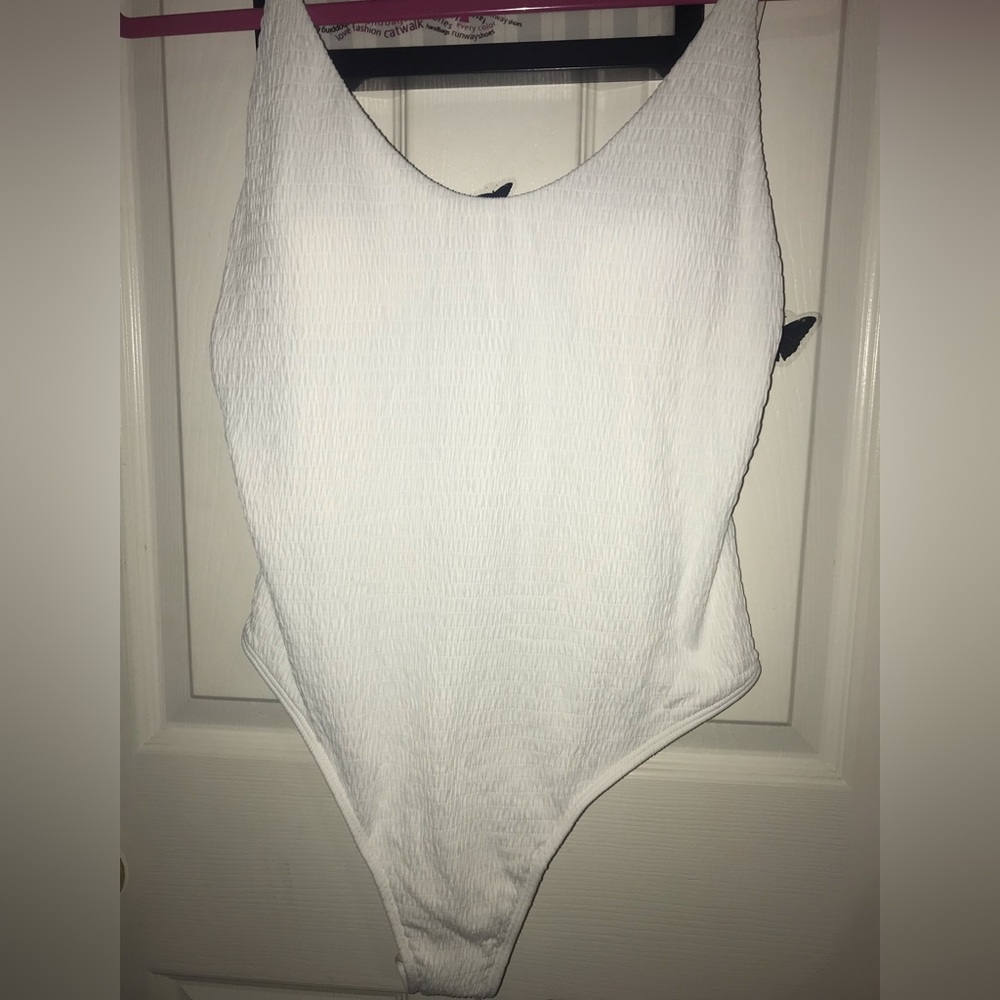 American Eagle white one piece swimsuit. Size M regular. Bundle & save!!